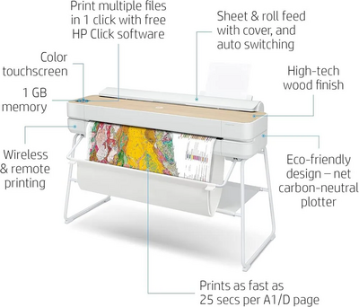 HP DesignJet 5HB14H#B1K Image