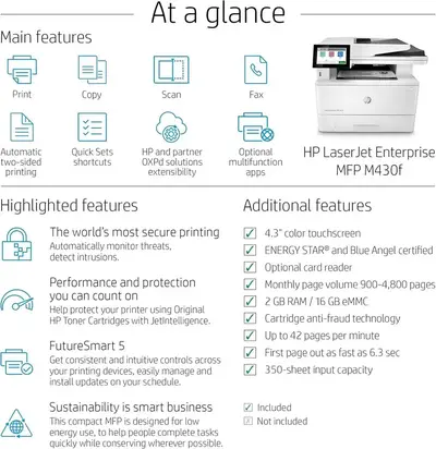 HP Printers M430f Image