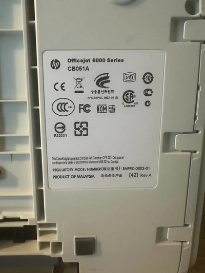 HP OfficeJet 6000 Image
