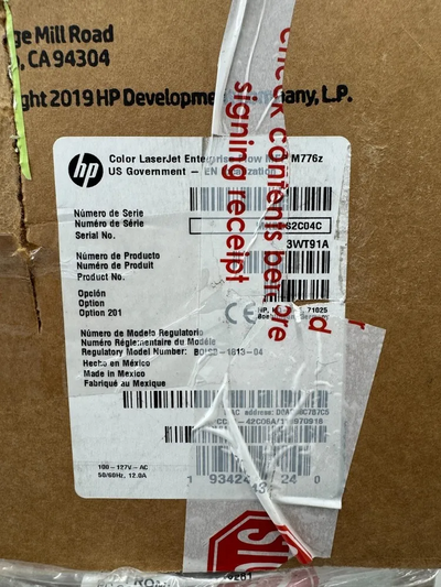 HP Color laserjet enterprise flow m776z Image
