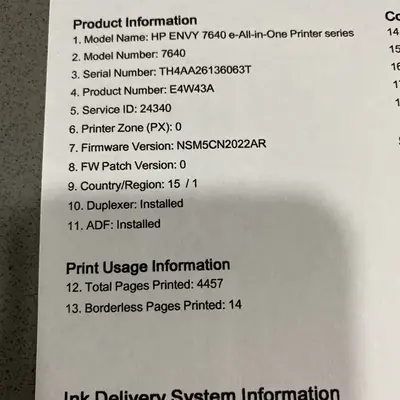 HP Envy 7640 Image