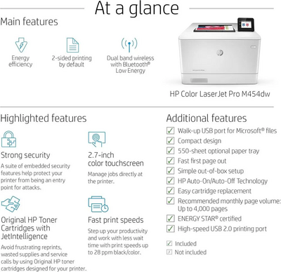 HP M454 Image