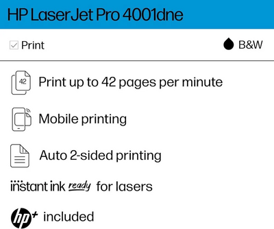 HP 4001dne Image