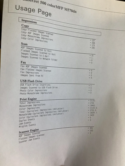 HP LaserJet Pro 500 color MFP M570dn Image