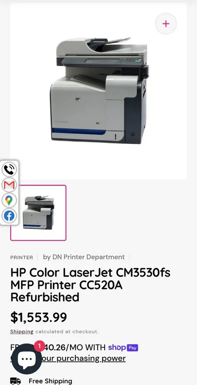 HP LaserJet Pro 500 color MFP M570dn Image