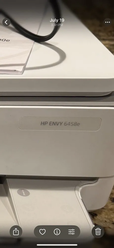 HP Envy 6458e Image