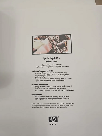 HP DeskJet 450 Image