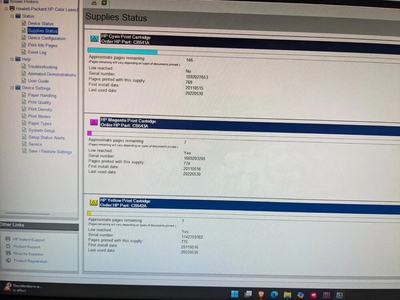 HP Laserjet cp1215 Image
