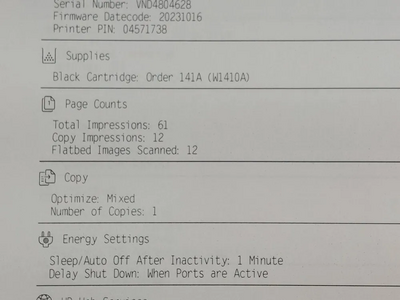 HP Laserjet MFP M140we Image