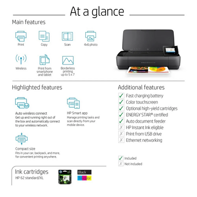 HP Officejet 250 mobile all-in-one printer Image