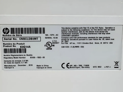HP LaserJet Enterprise M607n Image