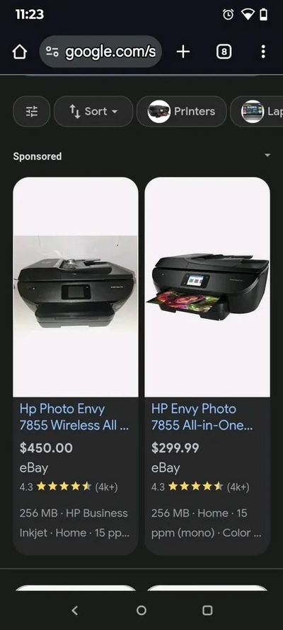 HP Envy photo 7855 Image