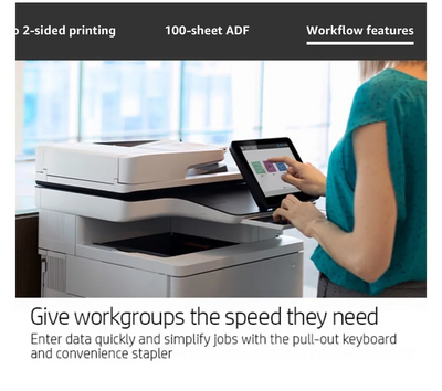 HP Color laserjet enterprise flow m578z Image