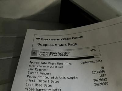 HP LaserJet CP3525DN Image
