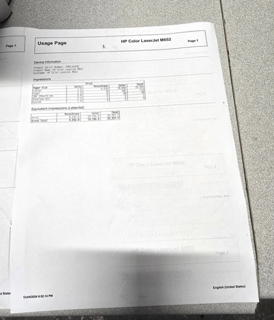 HP M652N J7Z98A Image
