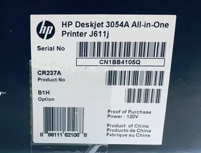 HP Deskjet 3054 all-in-one printer - j610a Image