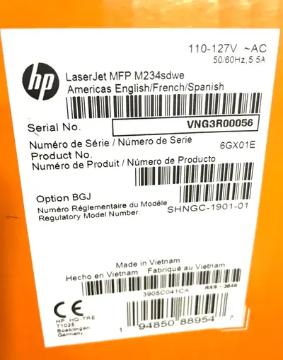 HP Laserjet m234sdwe Image