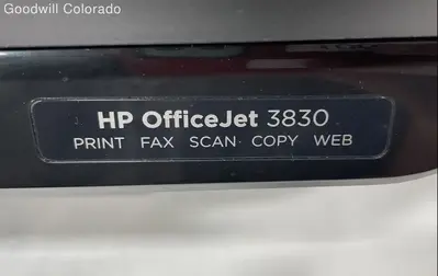 HP Office Jet 3830 All In One Printer Image