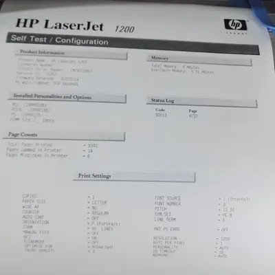 HP 1200 Image