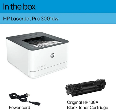 HP New Version: LaserJet Pro 3001dw Image
