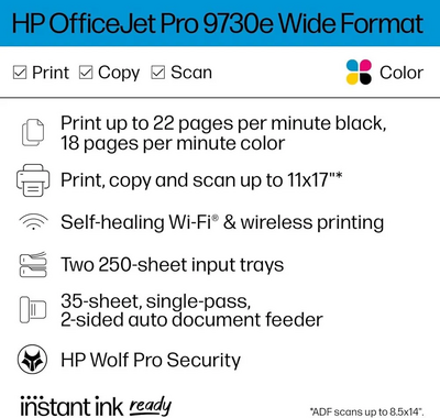 HP OfficeJet Pro 9730e Image