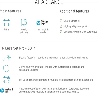 HP New Version: LaserJet Pro 4001n Image