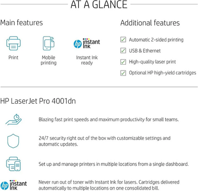 HP LaserJet Pro 4001 Image