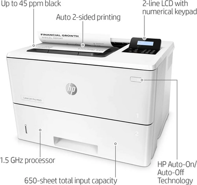 HP LaserJet Pro 501dn Image