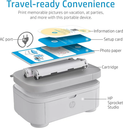 HP Sprocket Studio Plus WiFi Printer Image