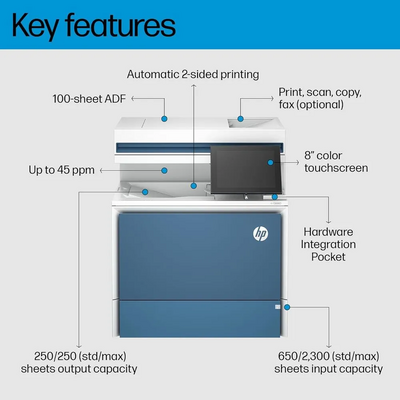 HP Color LaserJet Ent MFP 5800dn Image