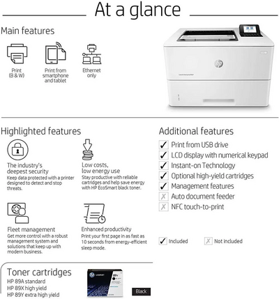 HP LaserJet Enterprise M507n Image