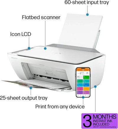 HP DeskJet 2827e All-in-One Printer Image
