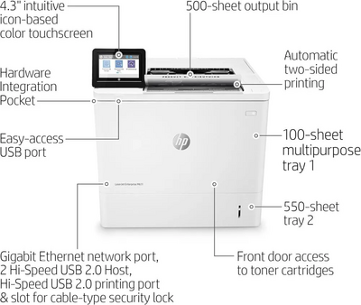 HP LaserJet Enterprise M611dn Image