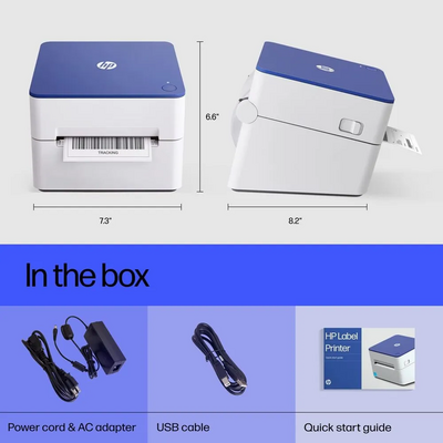 HP Work Solutions Shipping 4x6 Thermal Label Printer Image