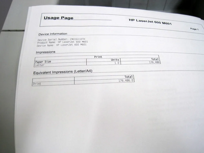 HP LaserJet Enterprise 600 M601n Image