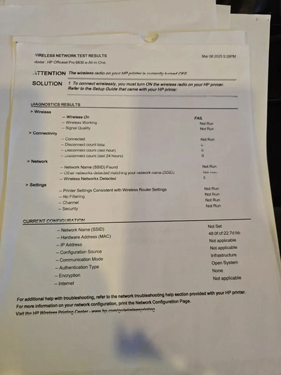 HP 6830 Image
