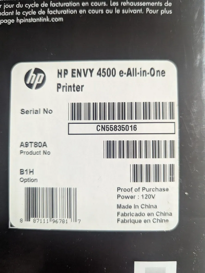 HP Envy 4500 Image