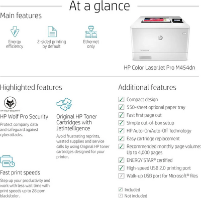 HP M454DN Image