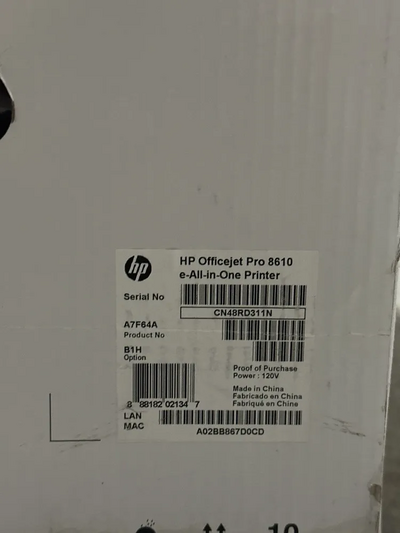 HP Officejet Pro 8610 Image
