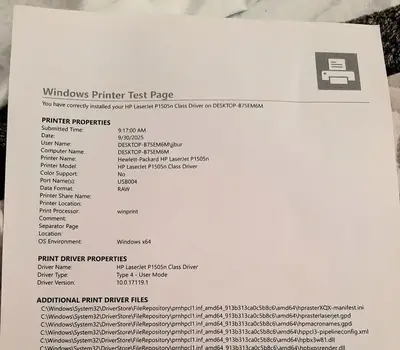 HP P1505 Image
