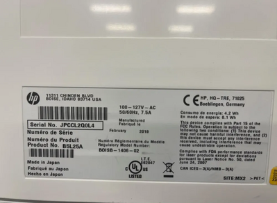 HP LaserJet M553DN Image