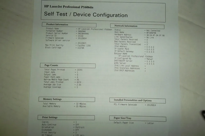 HP Laserjet pro p1606dn Image