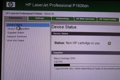 HP Laserjet pro p1606dn Image