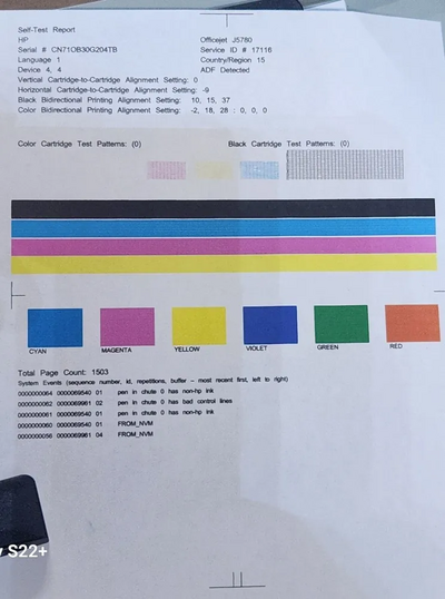 HP OfficeJet J5780 Image