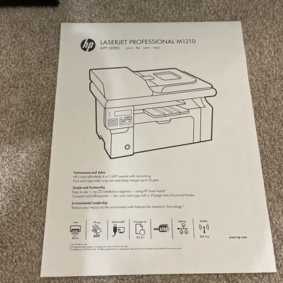 HP LaserJet Pro M1212NF Image