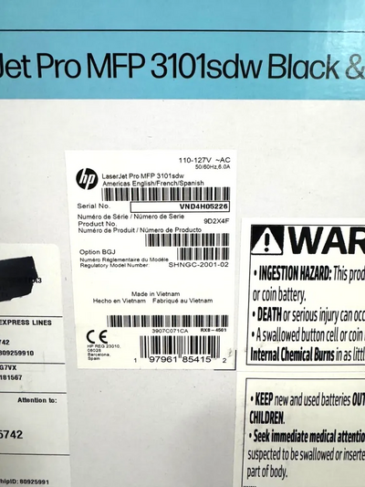HP Laserjet pro mfp 3101sdw Image