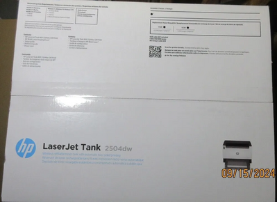 HP LaserJet Tank 2504dw Image