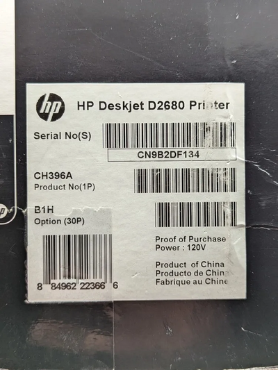 HP DeskJet D2680 Image