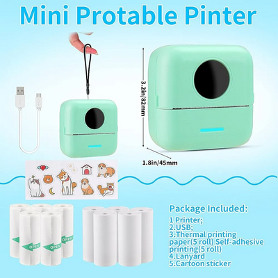 HuiJuKeJi Mini thermal inkless printer Image