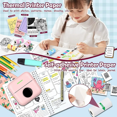 HUIJUTCHEN Mini Thermal Printer Paper Image